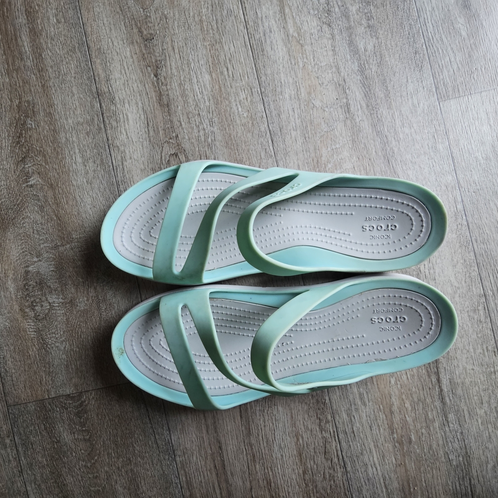 Crocs Women's Mint Green Sandals